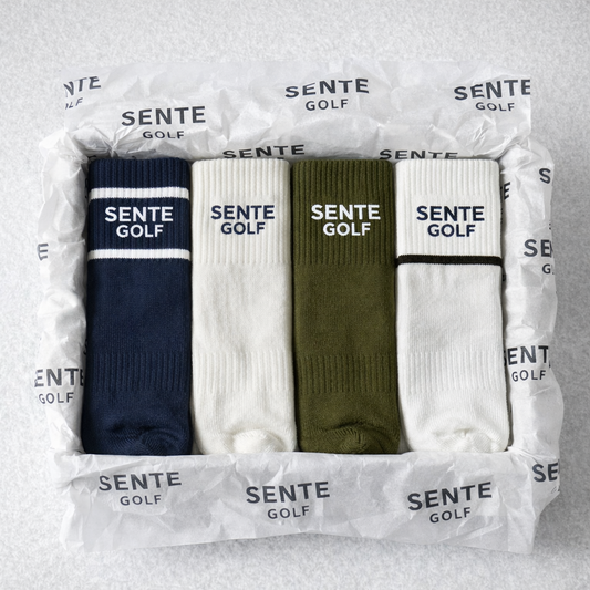 SENTE Performance Golf Socks – Mixed 4 Pack
