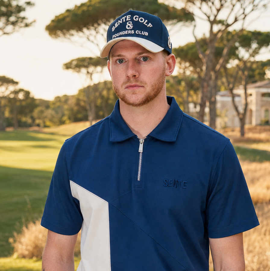 SENTE Signature Polo, replace with the team's mock-up