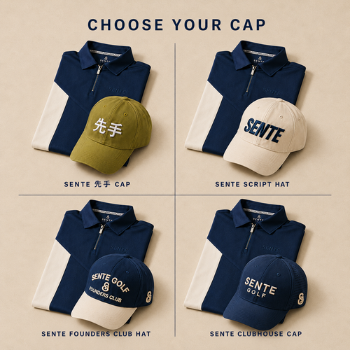 Choose your SENTE golf cap for the First Tee Ready Kit